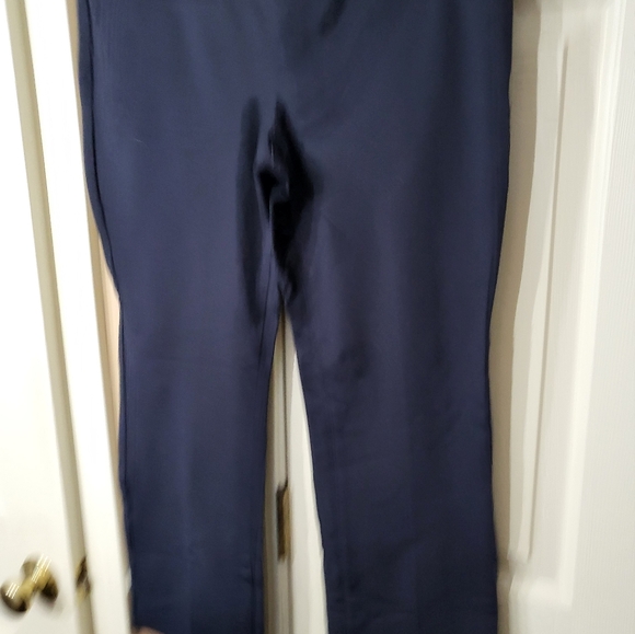 NYDJ lift and tuck technology navy leggings 10P faux front coin pocket  and faux - Picture 2 of 3